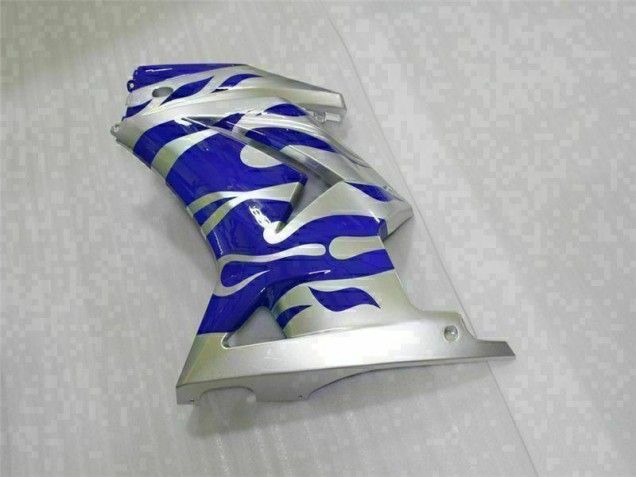 Azul Negro Kit Carenado Moto Kawasaki EX250 08-12 Azul Negro Kit Carenado Moto Kawasaki EX250 08-12