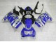 Azul Negro Kit Carenado Moto Kawasaki EX250 08-12 Azul Negro Kit Carenado Moto Kawasaki EX250 08-12