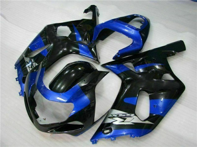Azul Negro Kit Carenado Moto Suzuki GSXR 600 / 750 K1 K2 K3 01-03 Azul Negro Kit Carenado Moto Suzuki GSXR 600 / 750 K1 K2 K3 01-03