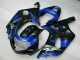 Azul Negro Kit Carenado Moto Suzuki GSXR 600 / 750 K1 K2 K3 01-03 Azul Negro Kit Carenado Moto Suzuki GSXR 600 / 750 K1 K2 K3 01-03