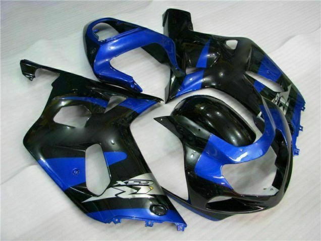 Azul Negro Kit Carenado Moto Suzuki GSXR 600 / 750 K1 K2 K3 01-03 Azul Negro Kit Carenado Moto Suzuki GSXR 600 / 750 K1 K2 K3 01-03