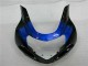 Azul Negro Kit Carenado Moto Suzuki GSXR 600 / 750 K1 K2 K3 01-03 Azul Negro Kit Carenado Moto Suzuki GSXR 600 / 750 K1 K2 K3 01-03