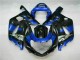 Azul Negro Kit Carenado Moto Suzuki GSXR 600 / 750 K1 K2 K3 01-03 Azul Negro Kit Carenado Moto Suzuki GSXR 600 / 750 K1 K2 K3 01-03