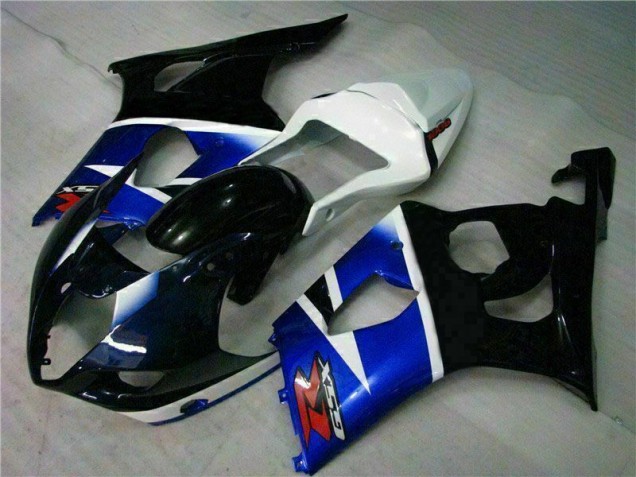 Azul Negro Kit Completo Carenado Moto Suzuki GSXR 1000 K3 03-04 Azul Negro Kit Completo Carenado Moto Suzuki GSXR 1000 K3 03-04
