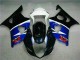 Azul Negro Kit Completo Carenado Moto Suzuki GSXR 1000 K3 03-04 Azul Negro Kit Completo Carenado Moto Suzuki GSXR 1000 K3 03-04