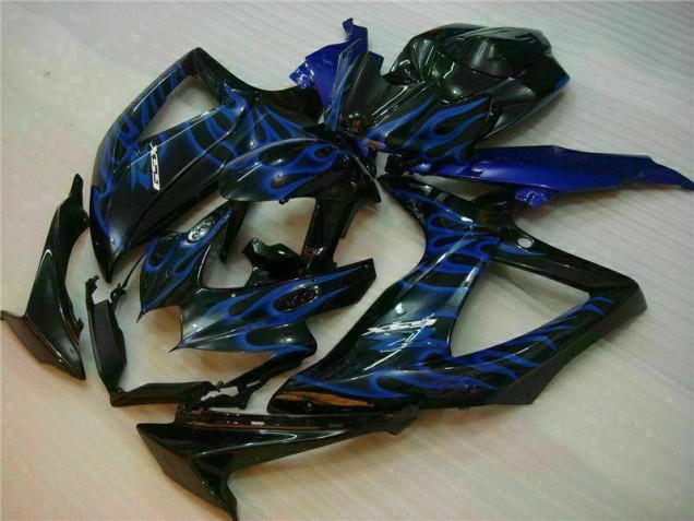 Azul Negro Kits Completo Carenado Moto ABS Suzuki GSXR 600 / 750 K8 08-10 Azul Negro Kits Completo Carenado Moto ABS Suzuki GSXR 600 / 750 K8 08-10