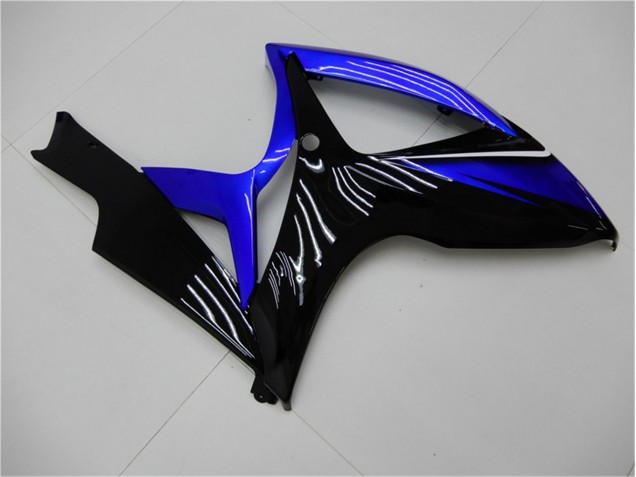 Azul Negro Kits Completo Carenado Moto Suzuki GSXR 600 / 750 K6 06-07 Azul Negro Kits Completo Carenado Moto Suzuki GSXR 600 / 750 K6 06-07