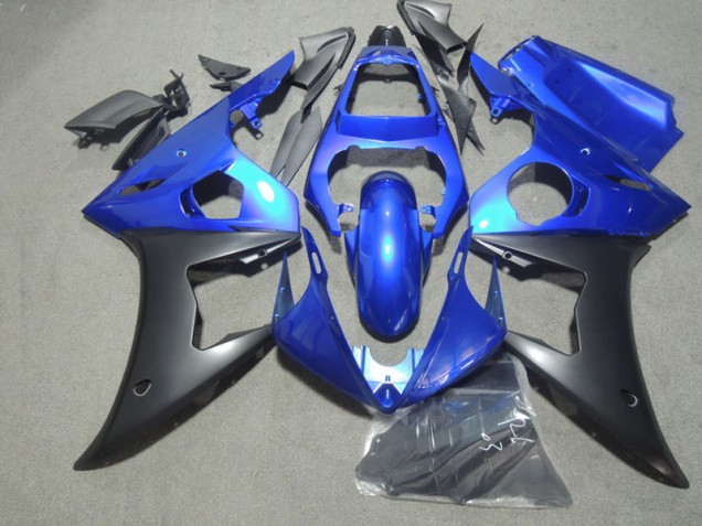 Azul Negro Kits Completo Carenado Moto Yamaha R6 03-05 Azul Negro Kits Completo Carenado Moto Yamaha R6 03-05