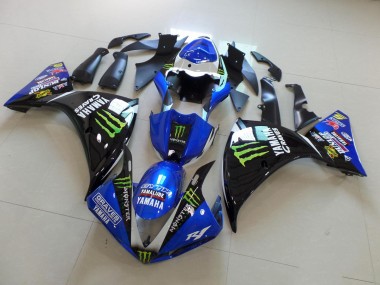 Azul Negro Monster Kit Carenado ABS Completo Yamaha R1 12-14