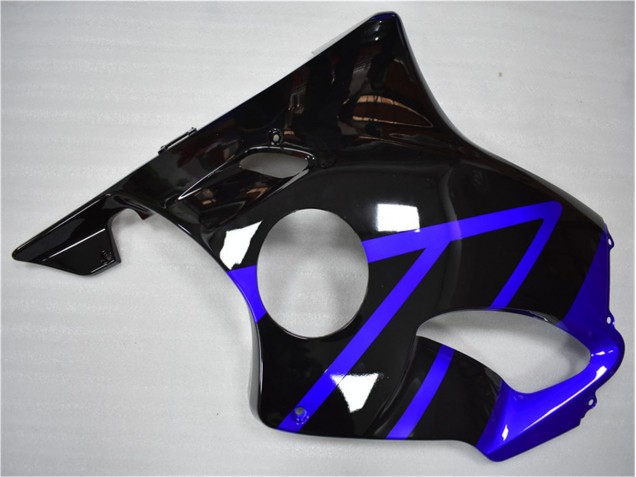 Azul Negro Plástica Moto Honda CBR 600 F4i 01-03 Azul Negro Plástica Moto Honda CBR 600 F4i 01-03
