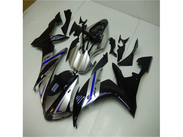 Azul Negro Plata Carenado Moto Yamaha R1 04-06 Azul Negro Plata Carenado Moto Yamaha R1 04-06