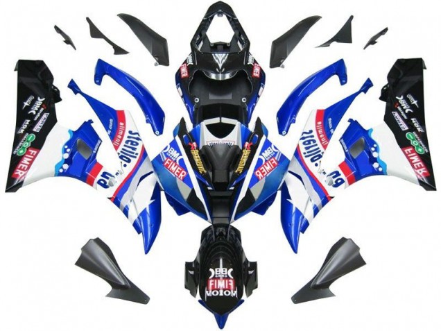 Azul Negro Sterilgard Carenado Moto Yamaha R6 06-07 Azul Negro Sterilgard Carenado Moto Yamaha R6 06-07