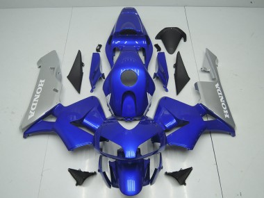 Azul Plata Carenado Moto Honda CBR 600 RR 03-04