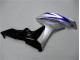 Azul Plata Negro Carenado Moto Honda CBR 600 RR 07-08