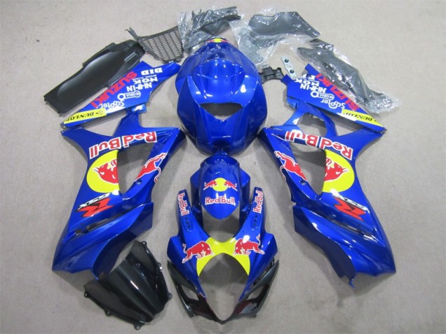 Azul Red Bull Carenado Moto Suzuki GSXR 1000 K7 07-08 Azul Red Bull Carenado Moto Suzuki GSXR 1000 K7 07-08