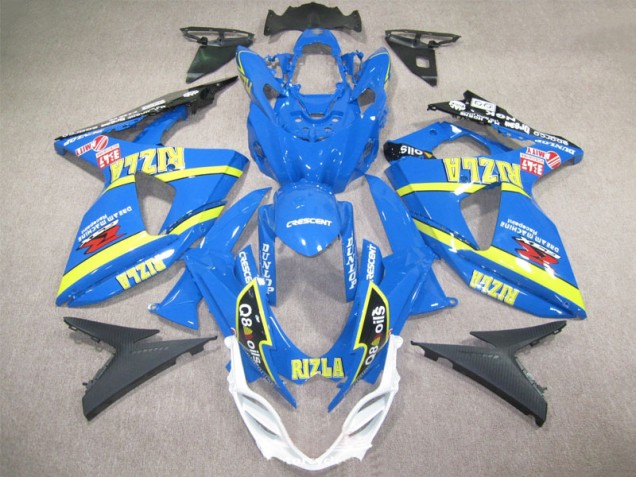 Azul Rizla Q8 Oils Carenado Moto Suzuki GSXR 1000 K9 09-16 Azul Rizla Q8 Oils Carenado Moto Suzuki GSXR 1000 K9 09-16