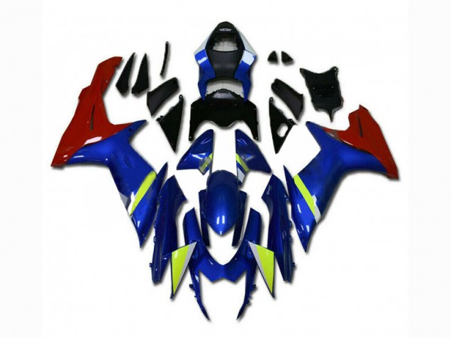 Azul Rojo Carenado Moto Suzuki GSXR 600 / 750 K11 11-21 Azul Rojo Carenado Moto Suzuki GSXR 600 / 750 K11 11-21