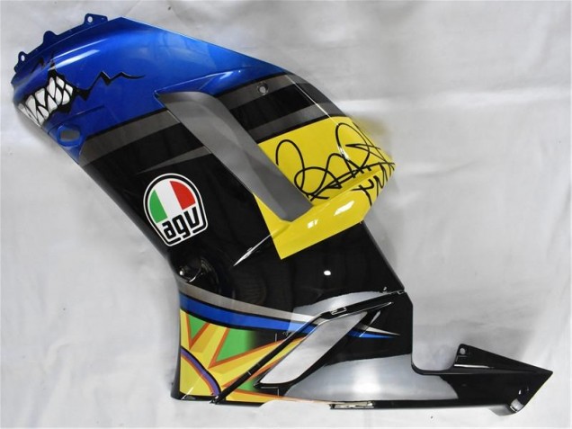 Azul Tiburón Carenado Moto Kawasaki ZX6R 07-08 Azul Tiburón Carenado Moto Kawasaki ZX6R 07-08