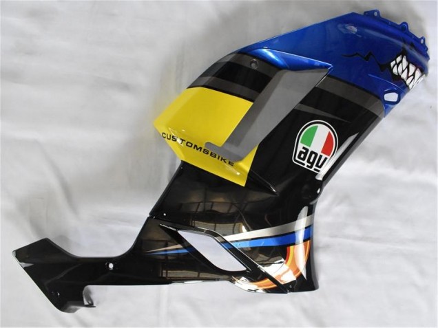 Azul Tiburón Carenado Moto Kawasaki ZX6R 07-08 Azul Tiburón Carenado Moto Kawasaki ZX6R 07-08
