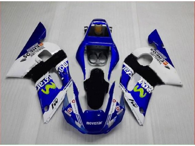 Azul Verde Blanco Carenado Moto Yamaha R6 98-02 Azul Verde Blanco Carenado Moto Yamaha R6 98-02