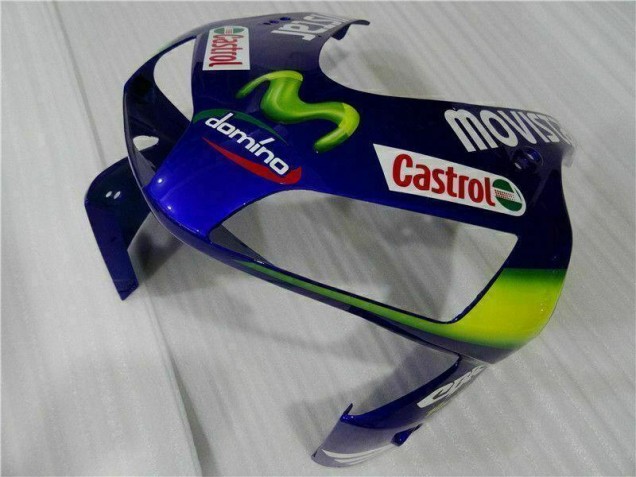 Azul Verde Movistar Castrol Carenado Moto Honda CBR 600 RR 03-04 Azul Verde Movistar Castrol Carenado Moto Honda CBR 600 RR 03-04