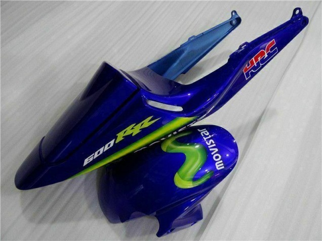 Azul Verde Movistar Castrol Carenado Moto Honda CBR 600 RR 03-04 Azul Verde Movistar Castrol Carenado Moto Honda CBR 600 RR 03-04
