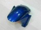 Azul con Plata Llama Carenado Moto Honda CBR 600 RR 03-04 Azul con Plata Llama Carenado Moto Honda CBR 600 RR 03-04
