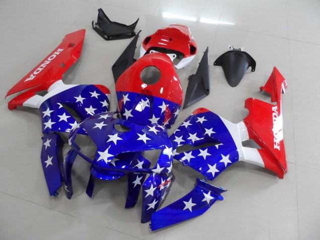 Bandera de Estados Unidos Carenado Moto Honda CBR 600 RR 05-06 Bandera de Estados Unidos Carenado Moto Honda CBR 600 RR 05-06