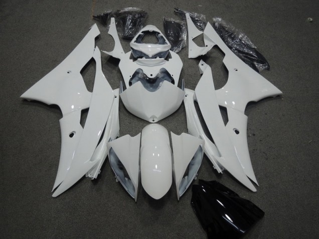 Blanco ABS Kits Carenado Moto Yamaha R6 08-16 Blanco ABS Kits Carenado Moto Yamaha R6 08-16