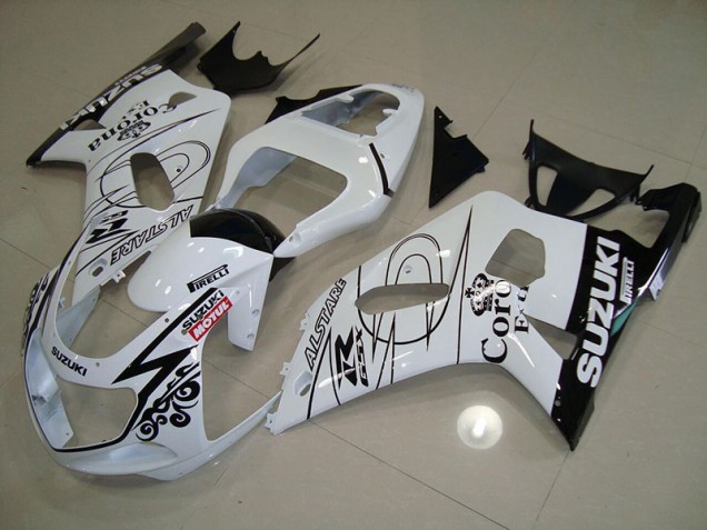 Blanco Alstare Motul Carenado Moto Suzuki GSXR 750 K1 K2 K3 01-03 Blanco Alstare Motul Carenado Moto Suzuki GSXR 750 K1 K2 K3 01-03