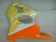 Blanco Amarillo Llama Carenado Moto Kawasaki ZX6R 00-02 Blanco Amarillo Llama Carenado Moto Kawasaki ZX6R 00-02