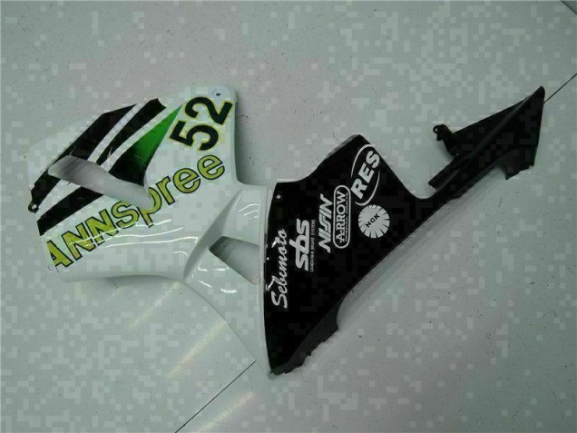 Blanco Amarillo Verde 52 Carenado Moto Honda CBR 600 RR 05-06 Blanco Amarillo Verde 52 Carenado Moto Honda CBR 600 RR 05-06