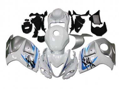 Blanco Azul Carenado Moto Suzuki GSXR 1300 Hayabusa 08-19