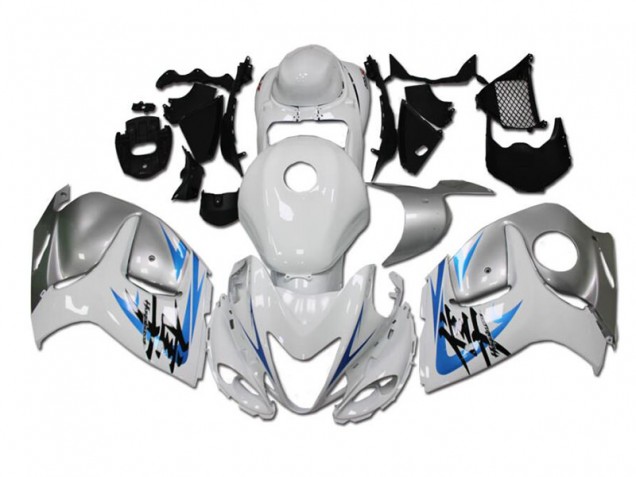 Blanco Azul Carenado Moto Suzuki GSXR 1300 Hayabusa 08-19