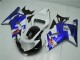 Blanco Azul Carenado Moto Suzuki GSXR 600 / 750 K1 K2 K3 01-03 Blanco Azul Carenado Moto Suzuki GSXR 600 / 750 K1 K2 K3 01-03