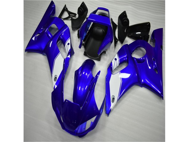 Blanco Azul Carenado & Plástico Moto Yamaha R6 98-02
