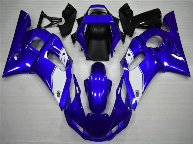Blanco Azul Carenado & Plástico Moto Yamaha R6 98-02