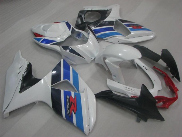 Blanco Azul Carenados Moto Suzuki GSXR 1000 K9 09-16 Blanco Azul Carenados Moto Suzuki GSXR 1000 K9 09-16