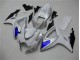 Blanco Azul Kit Carenado ABS Completo Suzuki GSXR 600 / 750 K6 06-07 Blanco Azul Kit Carenado ABS Completo Suzuki GSXR 600 / 750 K6 06-07