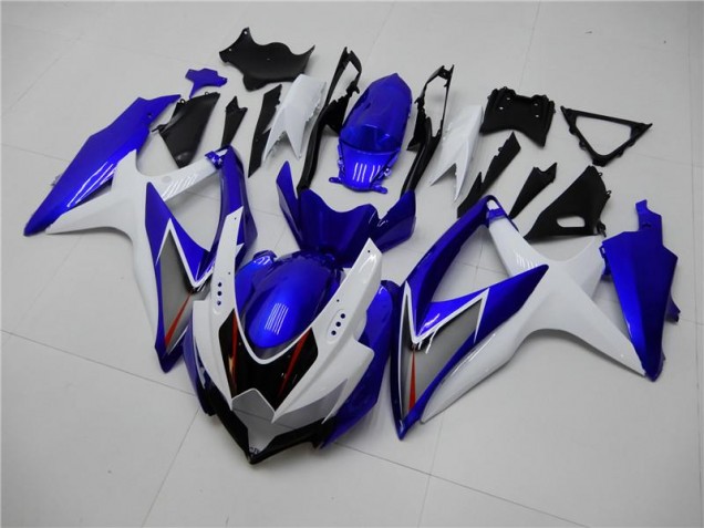 Blanco Azul Kit Completo Carenado Moto Suzuki GSXR 600 / 750 K8 08-10 Blanco Azul Kit Completo Carenado Moto Suzuki GSXR 600 / 750 K8 08-10