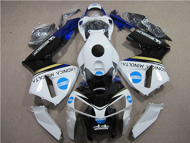 Blanco Azul Konica Minolta Kits Completo Carenado Moto Honda CBR 600 RR 05-06 Blanco Azul Konica Minolta Kits Completo Carenado Moto Honda CBR 600 RR 05-06