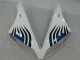 Blanco Azul Llama Carenado Moto Yamaha R1 04-06 Blanco Azul Llama Carenado Moto Yamaha R1 04-06