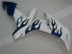 Blanco Azul Llama Carenado Moto Yamaha R1 04-06 Blanco Azul Llama Carenado Moto Yamaha R1 04-06