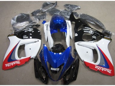 Blanco Azul Makita Carenado Moto Suzuki GSXR 1300 Hayabusa 08-19