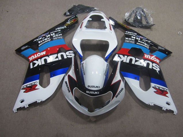 Blanco Azul Rojo Motul Carenado Moto Suzuki GSXR 750 K1 K2 K3 01-03 Blanco Azul Rojo Motul Carenado Moto Suzuki GSXR 750 K1 K2 K3 01-03