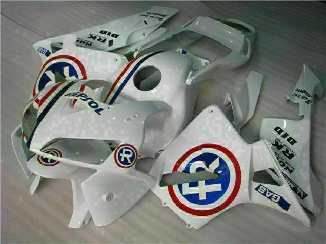 Blanco Carrocería Motocicletas Honda CBR 600 RR 05-06 Blanco Carrocería Motocicletas Honda CBR 600 RR 05-06