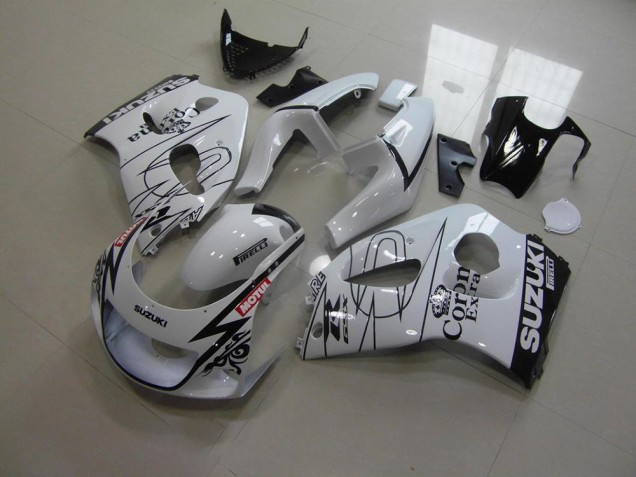 Blanco Corona Carenado Moto Suzuki GSXR 600 96-00 Blanco Corona Carenado Moto Suzuki GSXR 600 96-00