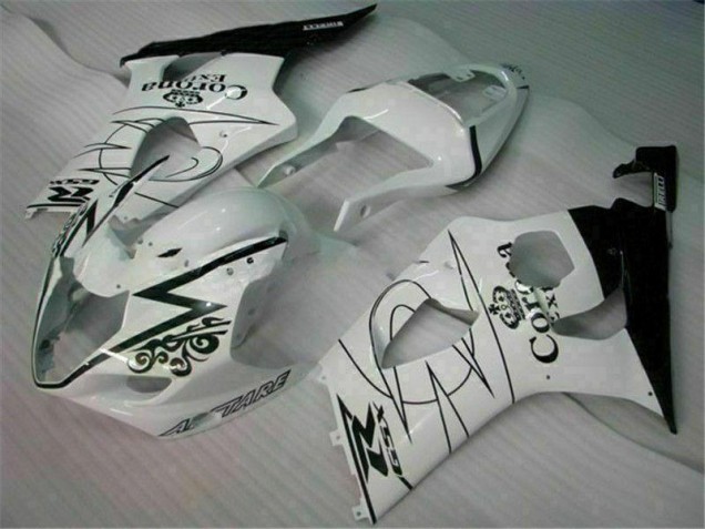 Blanco Kit Completo Carenado Moto Suzuki GSXR 1000 K3 03-04 Blanco Kit Completo Carenado Moto Suzuki GSXR 1000 K3 03-04