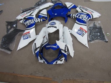 Blanco Lucky Strike Motul Carenado Moto Suzuki GSXR 750 K11 11-21