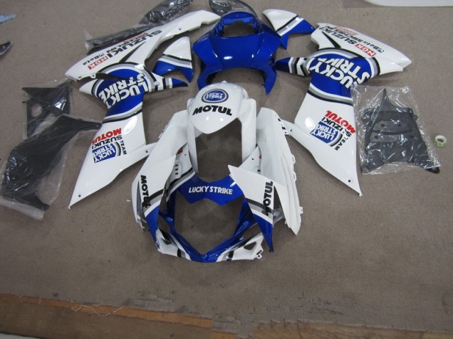 Blanco Lucky Strike Motul Carenado Moto Suzuki GSXR 750 K11 11-21 Blanco Lucky Strike Motul Carenado Moto Suzuki GSXR 750 K11 11-21